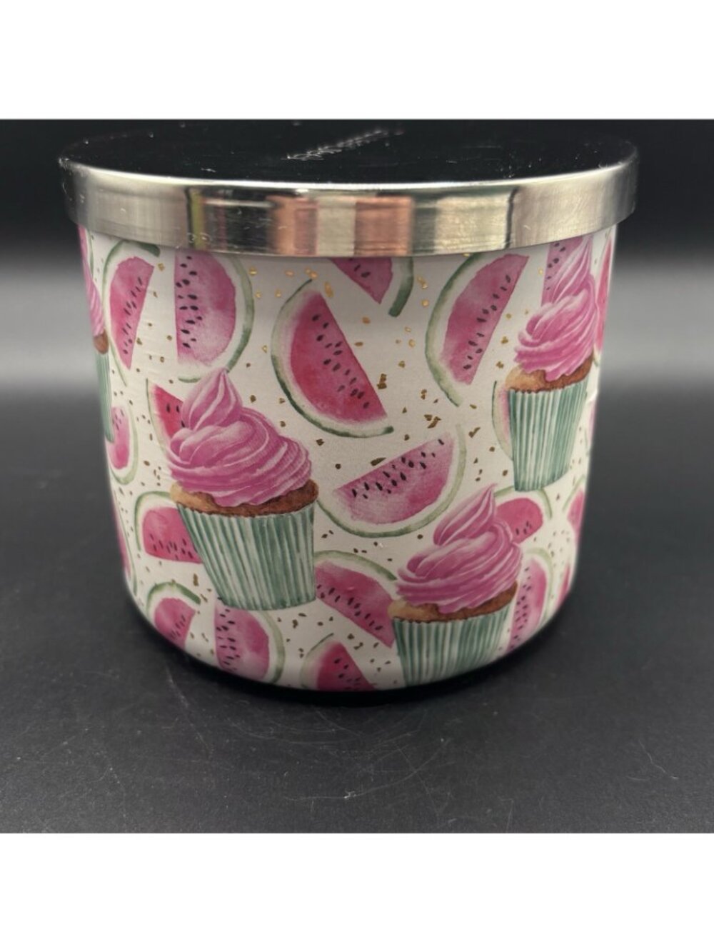 Goose Creek Watermelon Cupcakes 3 Wick Candle 14.5 oz Fruity Gourmand Bakery - Picture 9 of 16